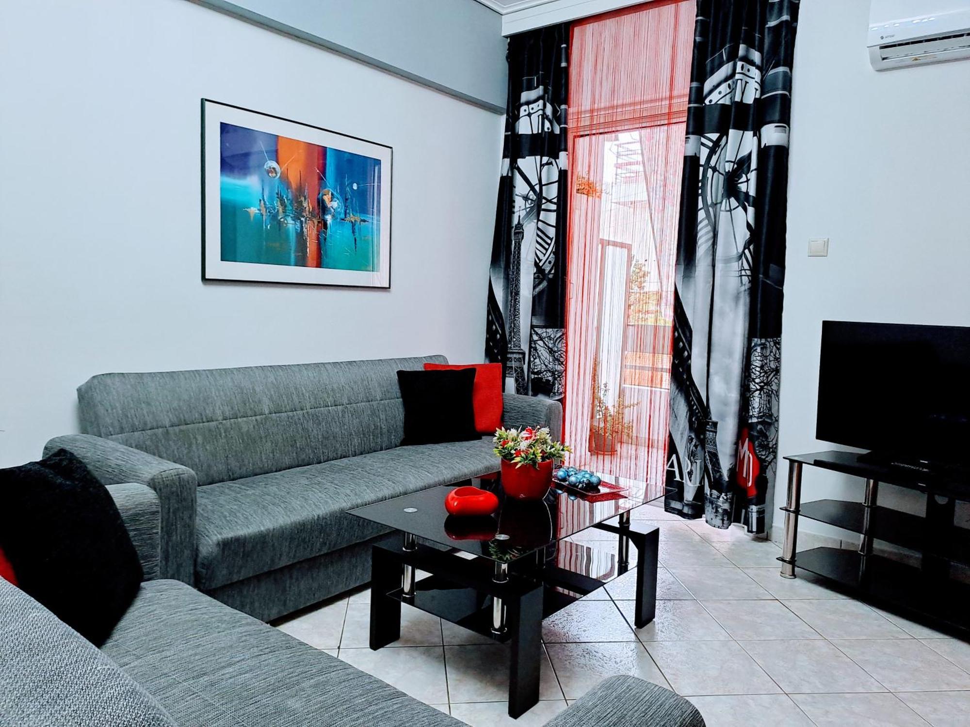 Bright Apartment In Nea Palatia • Oropos Buitenkant foto